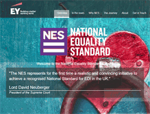 Tablet Screenshot of nationalequalitystandard.com